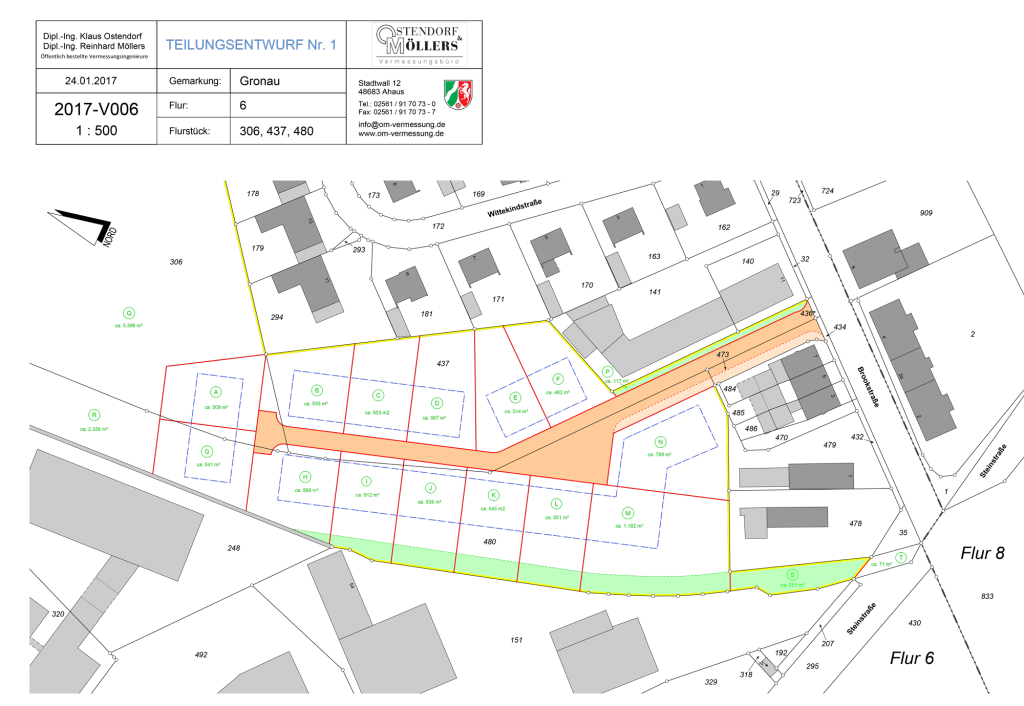 Aktuelles Projekt der SRA Euregio - Steinstraße Gronau